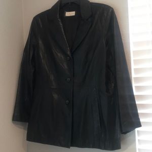 Vintage Merona leather coat